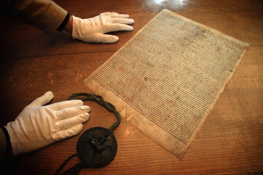 The Magna Carta in Salisbury.