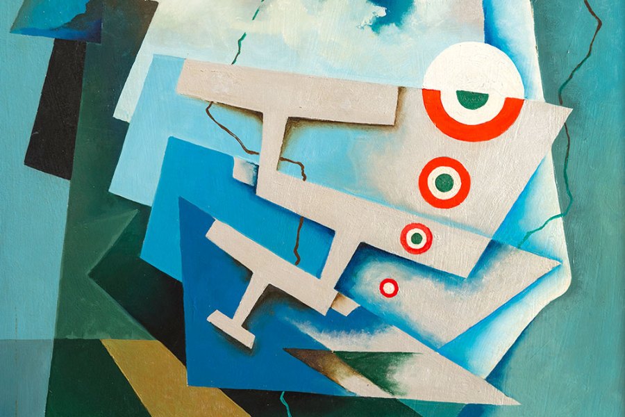 Tricolour Wings (1932; detail), Tullio Crali