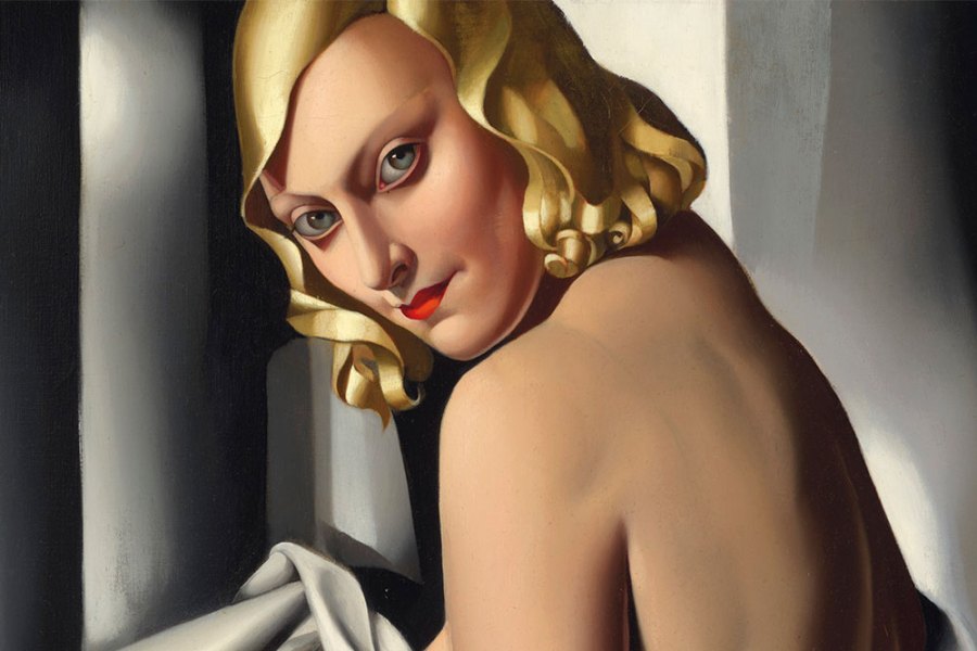 Portrait de Marjorie Ferry (detail; 1932), Tamara de Lempicka.