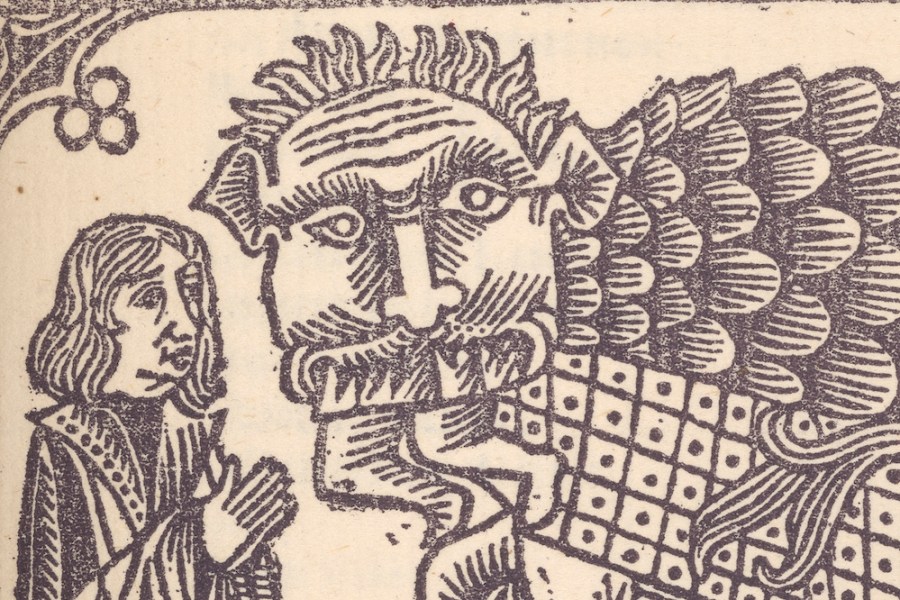 Illustration from César-antechrist (detail; 1895), Alfred Jarry.