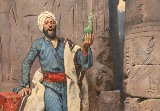 The Egyptian Antiques Seller, (1884), Charles Wilda.