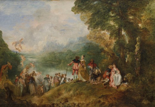 Pilgrimage to the Island of Cythera (1717), Antoine Watteau. Musée du Louvre, Paris, Photo: © Musée du Louvre, dist. RMN-Grand Palais