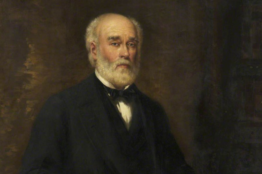 Sir Joseph Whitworth (detail; before 1908), Thomas Benjamin Kennington. The Whitworth, University of Manchester