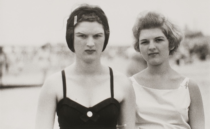 Two girls on the beach, Coney Island, N.Y.C