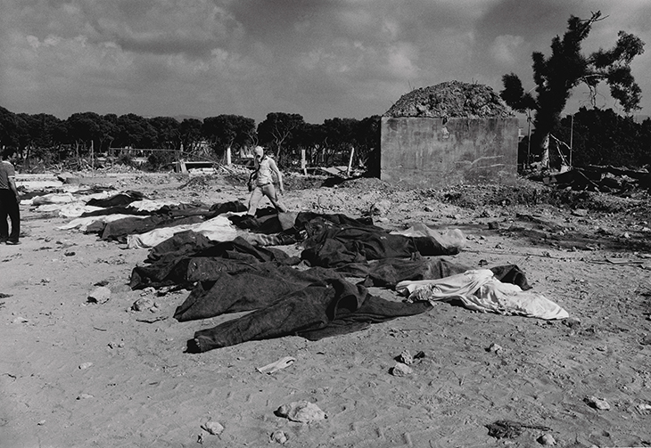 After the Massacre of Sabra Camp in Beirut (1982; printed in 2013), Don McCullin. Courtesy Hamiltons Gallery, London; © Don McCullin
