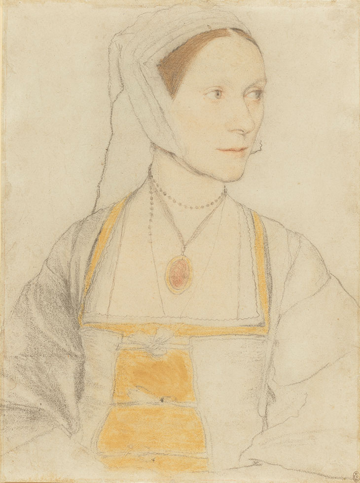 Cecily Heron (c. 1527), Hans Holbein the Younger.