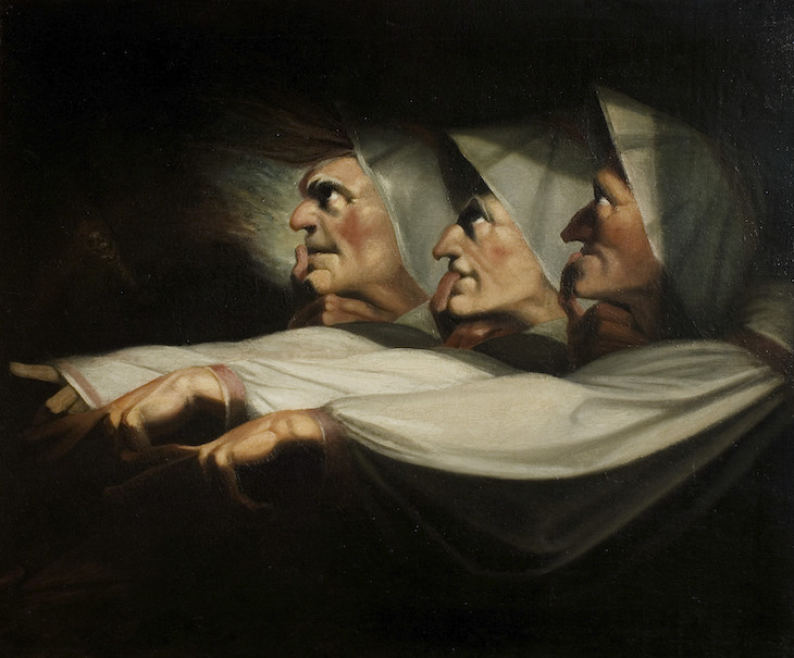 The Weird Sisters, Macbeth (c. 1783), Henry Fuseli.