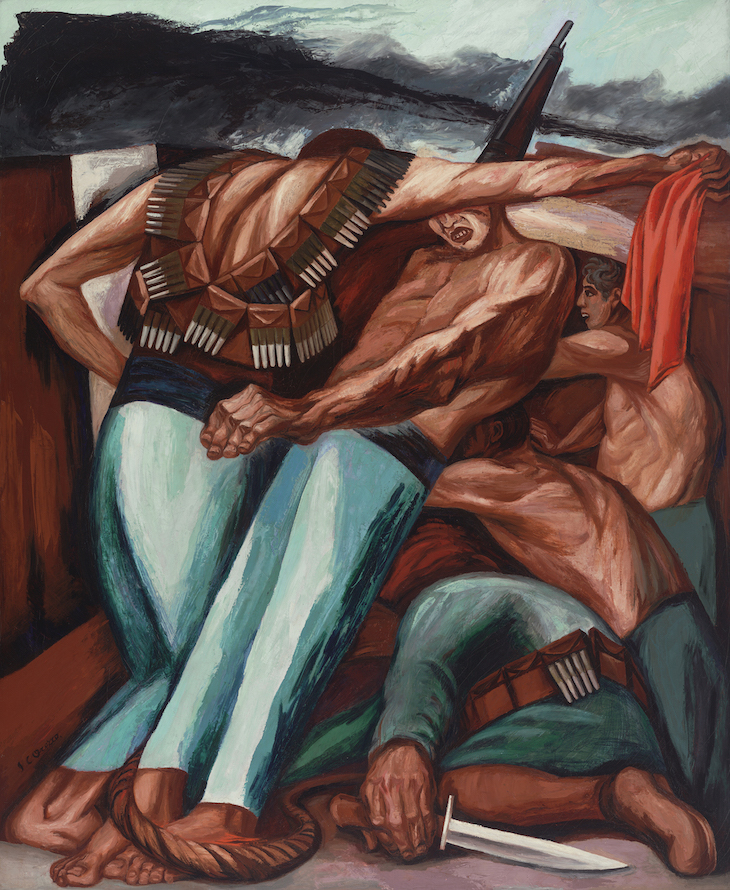 Barricade (Barricada) (1931), José Clemente Orozco.