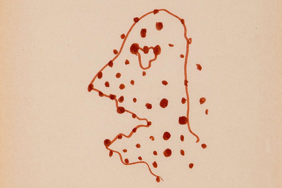Potato Head (detail; c. 1963–65), Sigmar Polke.