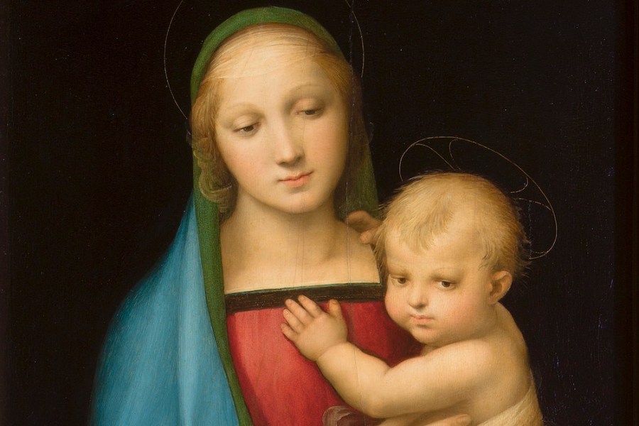 Madonna del Granduca (detail; c. 1505), Raphael.