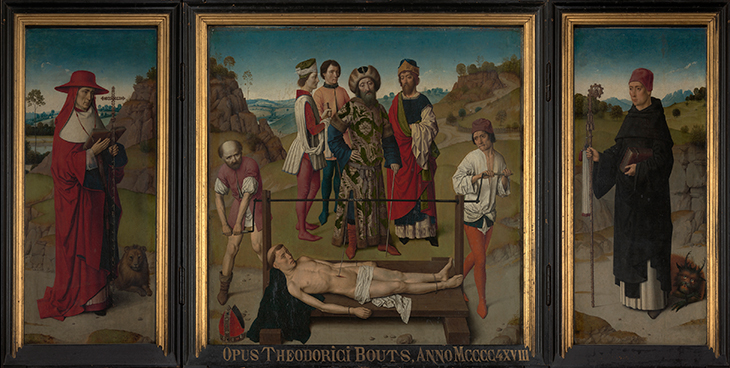 The Martyrdom of St Erasmus (c. 1458), Dieric Bouts. St Peter's Church, Leuven.
