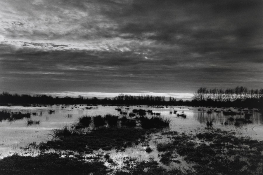The Somerset levels at dusk (1998), Don McCullin. Courtesy the artist and Hauser & Wirth; © Don McCullin