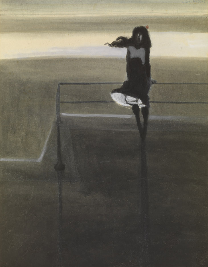 A Gust of Wind (1904), Léon Spilliaert.