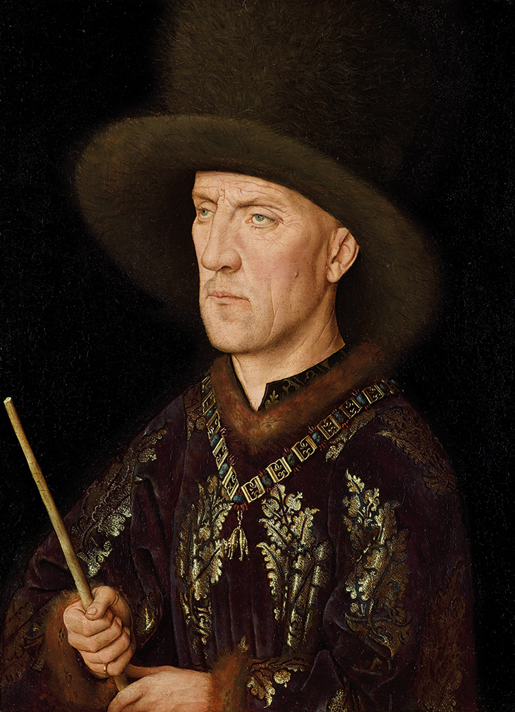 Portrait of Baudouin de Lannoye (c. 1435), Jan van Eyck. 