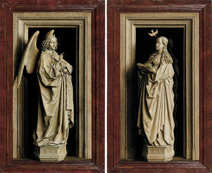 Annunciation Diptych (c. 1435), Jan van Eyck.