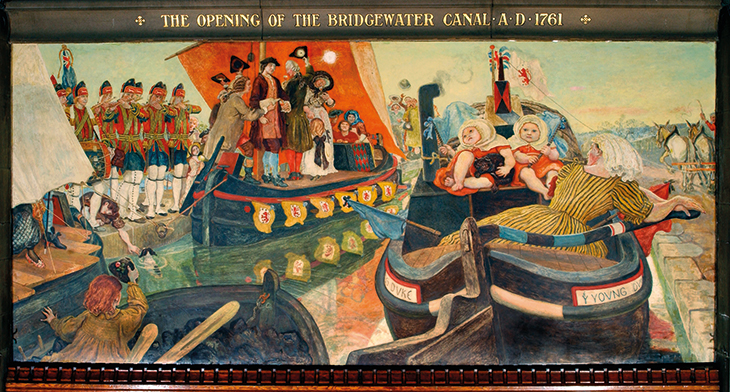 The Opening of the Bridgewater Canal, AD 1761 (1892), Ford Madox Brown. 