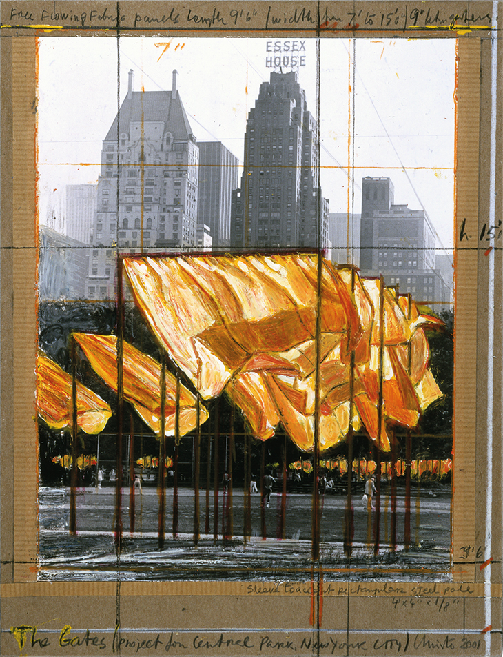 The Gates (Project for Central Park, New York City) (2001), Christo.