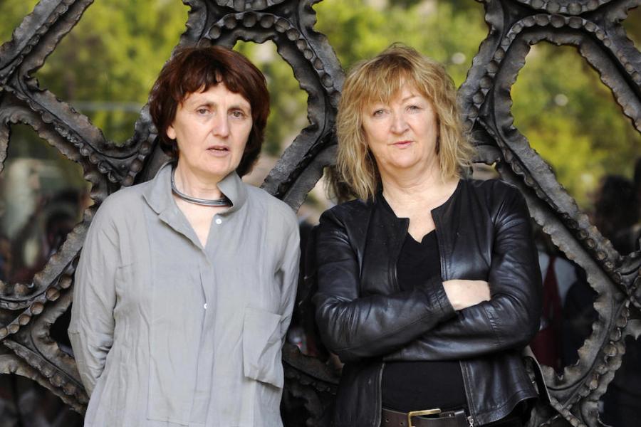 Shelley McNamara and Yvonne Farrell in 2009.