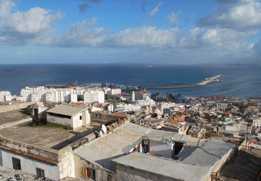 View of the port of Algiers from the Casbah, January 2020. Photo: Layli Faroudi