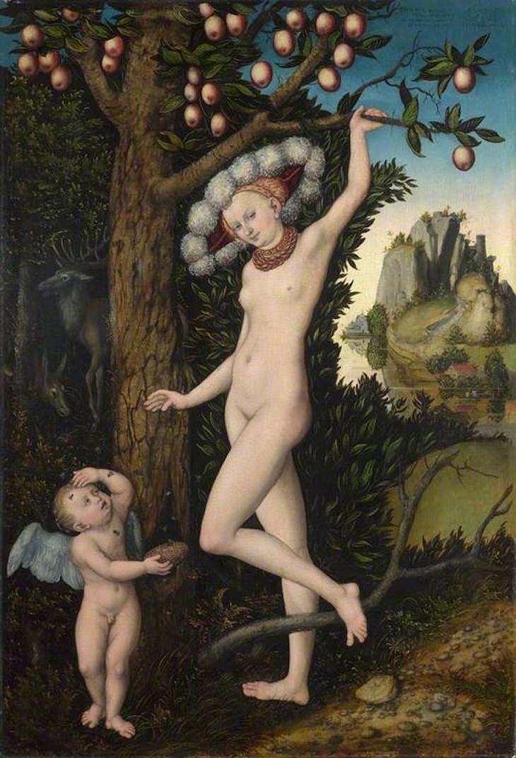 Cupid Complaining to Venus (1526), Lucas Cranach the Elder. 