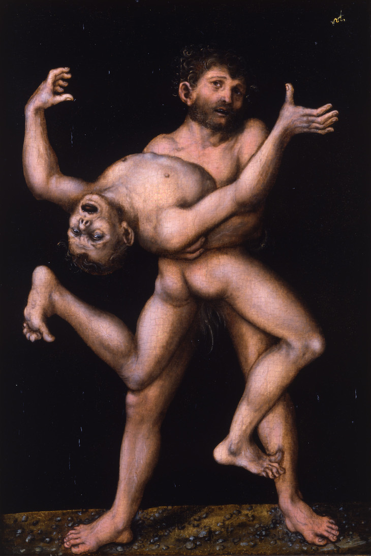 Hercules and Antaeus (c. 1530), Compton Verney. 