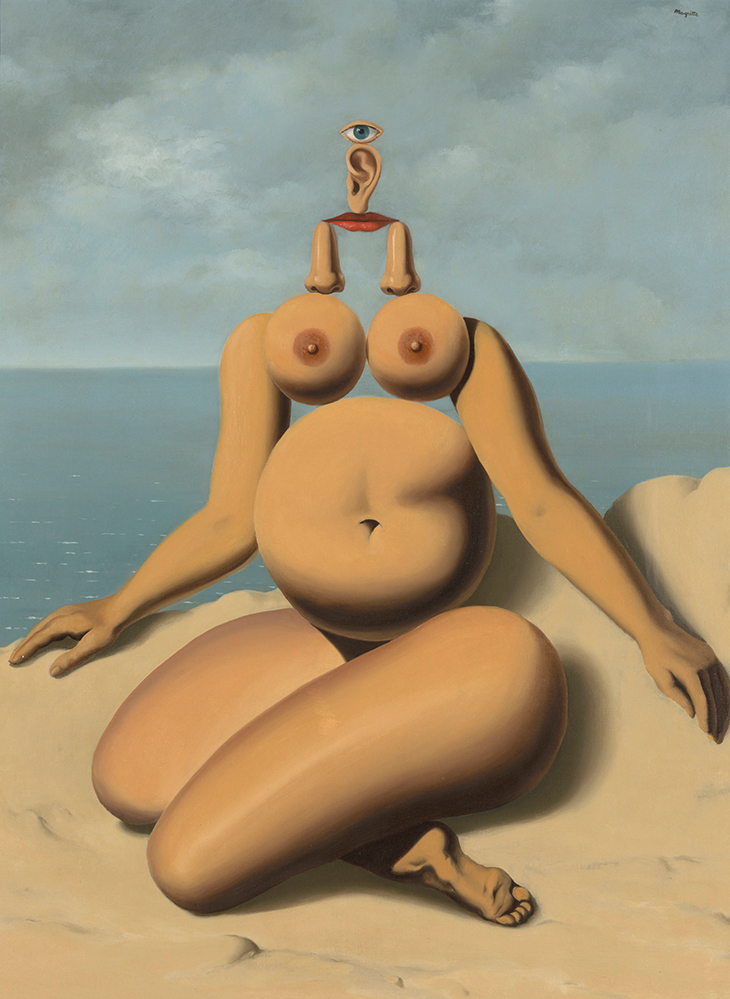 The White Race (1937), René Magritte.