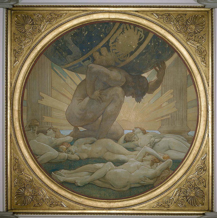 Atlas and the Hesperides (1922–25), John Singer Sargent. Museum of Fine Arts, Boston