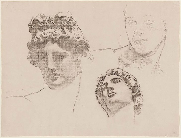 Study for Apollo in Classic and Romantic Art for the Rotunda of the Museum of Fine Arts, Boston (1916–21), John Singer Sargent. Museum of Fine Arts, Boston