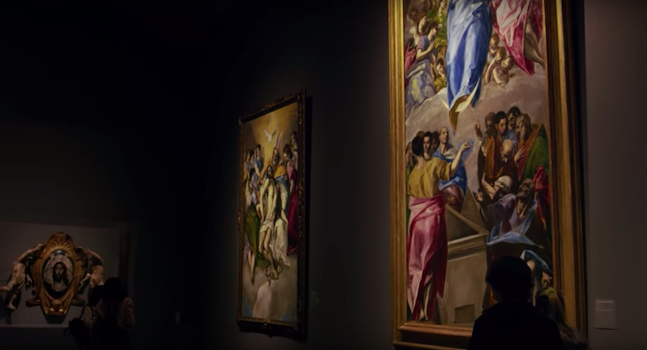 Screenshot from the video tour of ‘El Greco: Ambition & Defiance’ at the Art Institute of Chicago