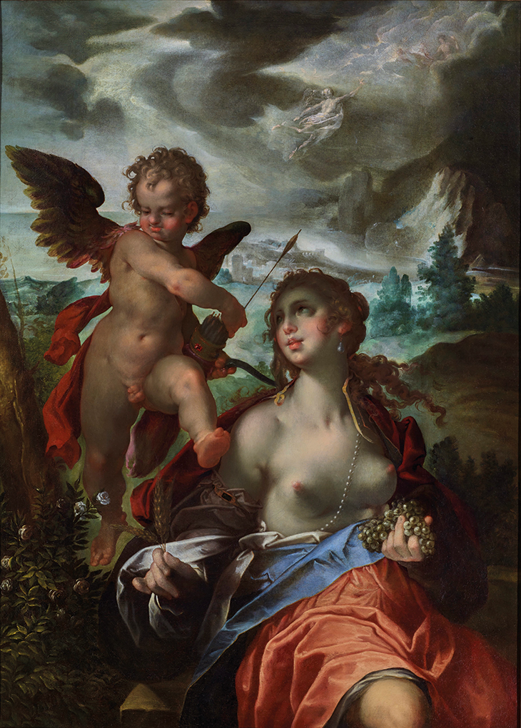 Venus and Cupid with Mercury and Psyche (c. 1600), Bartholomeus Spranger. 