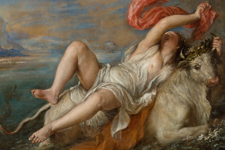 The Rape of Europa (1560–62), Titian.