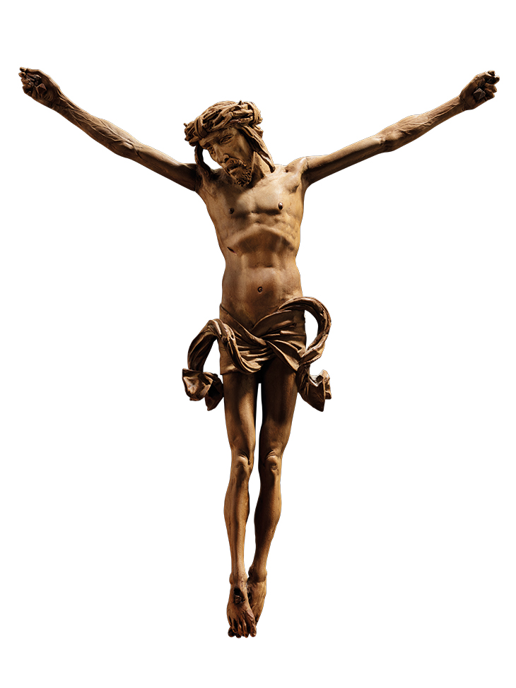 Christ Crucified (early 16th century), attributed to Tilman Riemenschneider. Julius Böhler Kunsthandlung, €250,000