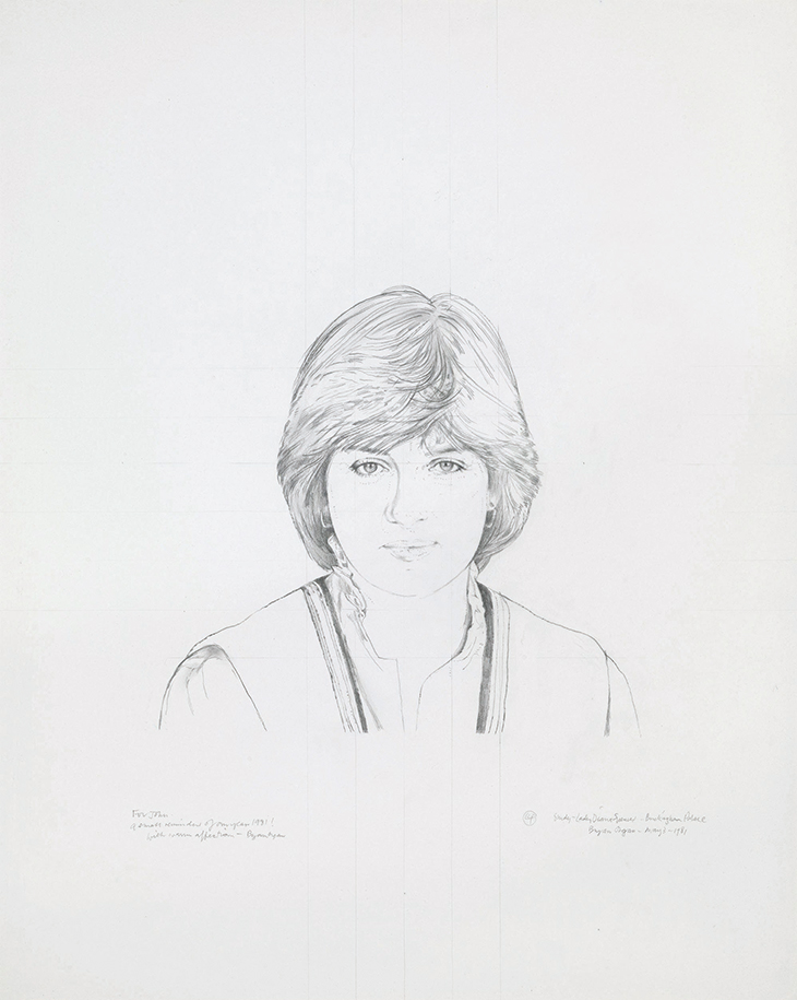 Lady Diana Spencer (1981), Bryan Organ. Christopher Kingzett Fine Art, £28,000
