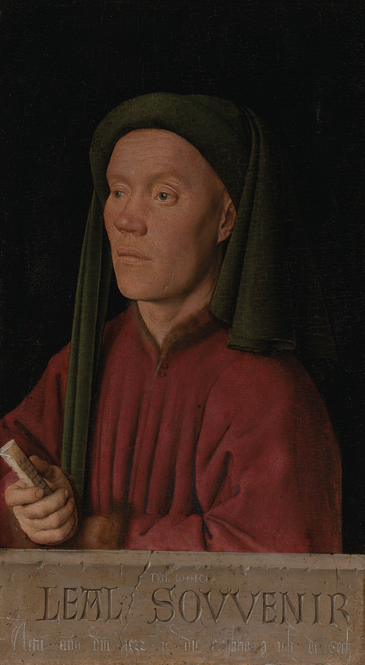 Portrait of a Man (‘Leal Souvenir’) (1432), Jan van Eyck.