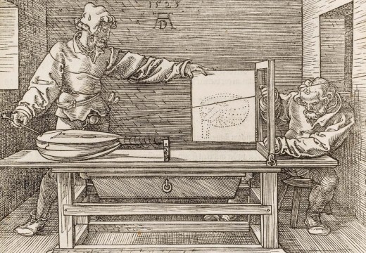 Sammelband (detail; 1525–28), Albrecht Dürer.