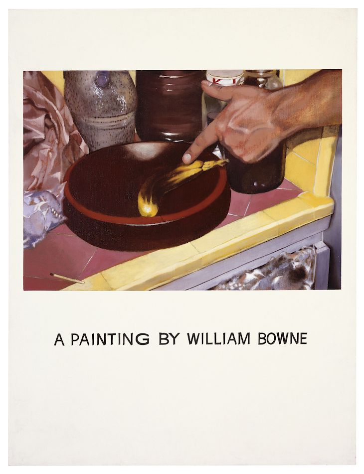 Commissioned Painting: A Painting by William Bowne (1969), John Baldessari.