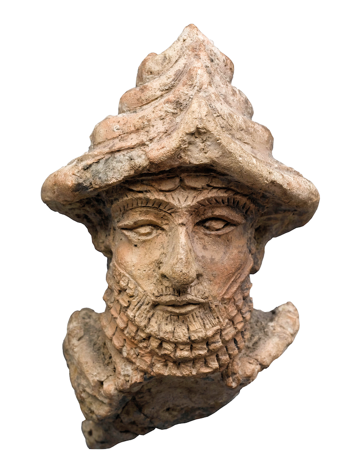 Head of a God (c. 2150–2000 BC), Neo-Sumerian, Mesopotamia.