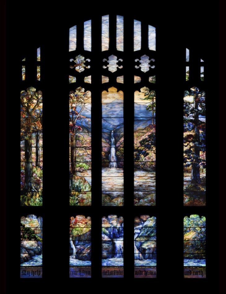 Hartwell Memorial Window (Light in Heaven and Earth) (1917), Tiffany Studios.