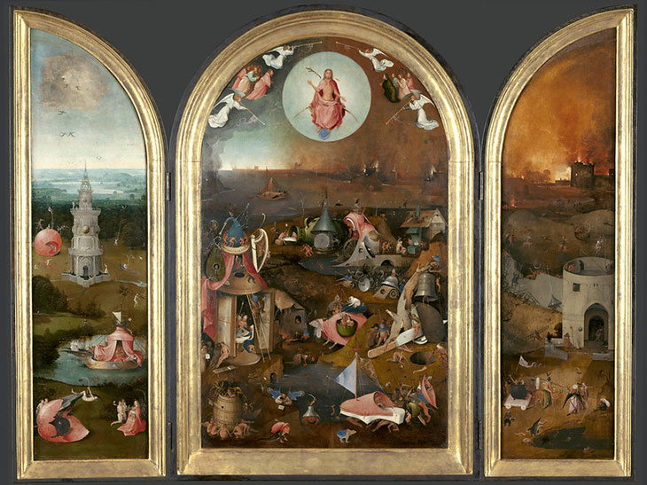 The Last Judgement (c. 1486) Hieronymus Bosch and/or workshop. Groeningemuseum, Bruges.