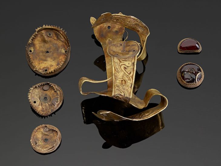 Great Cross and associated mounts, from the Staffordshire Hoard
