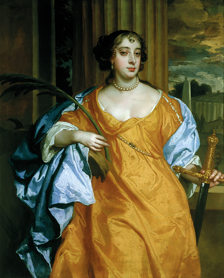 Barbara Villiers, Duchess of Cleveland as St Catherine of Alexandria (c. 1665–70), Peter Lely. Private collection. Photo: Bridgeman Images