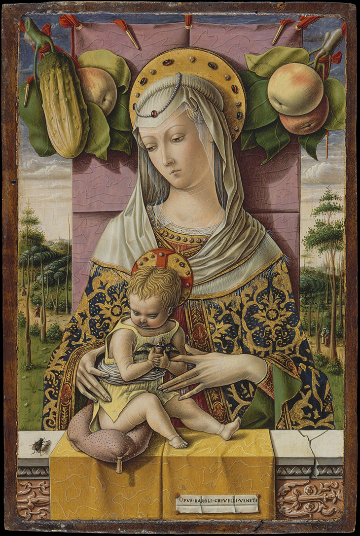 Madonna and Child (c. 1480), Carlo Crivelli. Metropolitan Museum of Art, New York