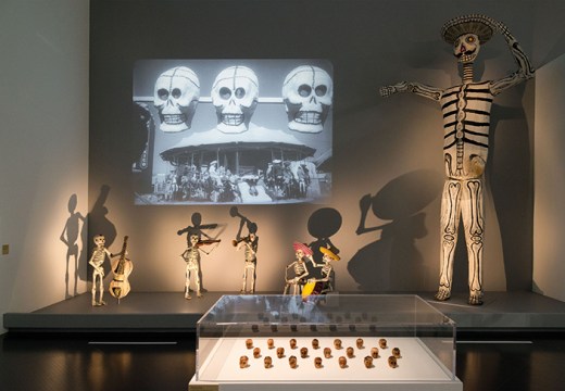 Installation view of ‘The Ecstatic Eye: Sergei Eisenstein, a filmmaker at the crossroads of the arts’ at the Pompidou-Metz in September 2019.