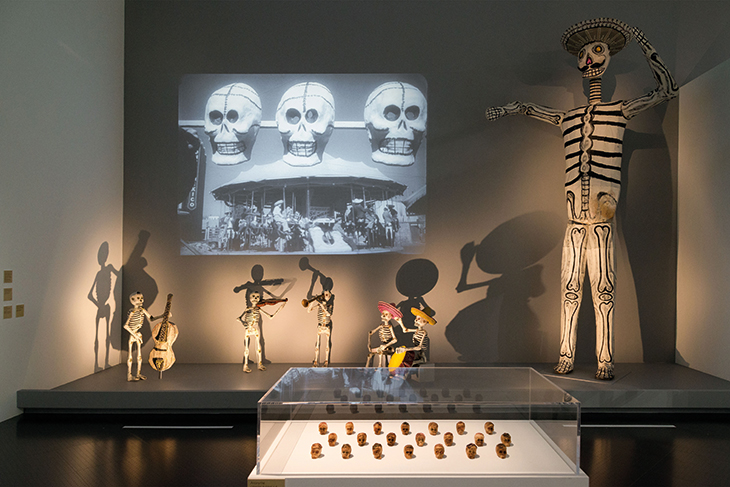 Installation view of ‘The Ecstatic Eye: Sergei Eisenstein, a filmmaker at the crossroads of the arts’ at the Pompidou-Metz in September 2019.