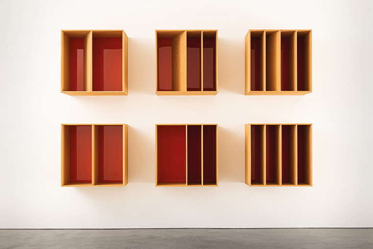 Untitled (1986) Donald Judd. Hessel Museum of Art, Center for Curatorial Studies, Bard College, Annandale‑on‑Hudson, New York.