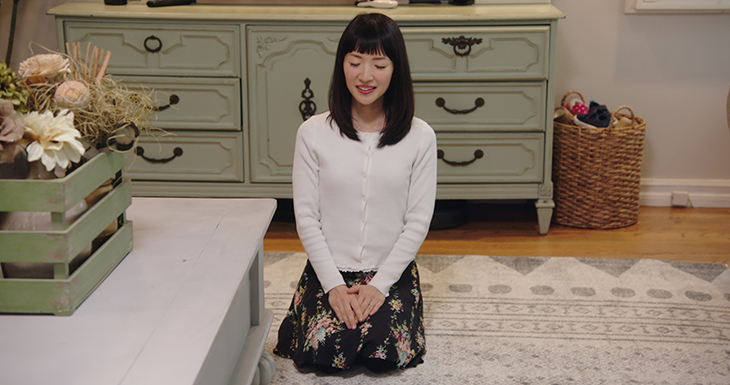 Still from ‘Tidying Up with Marie Kondo’ (2019). Courtesy Netflix