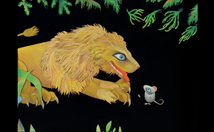 The Lion And The Mouse (still; 1974), Evelyn Lambart