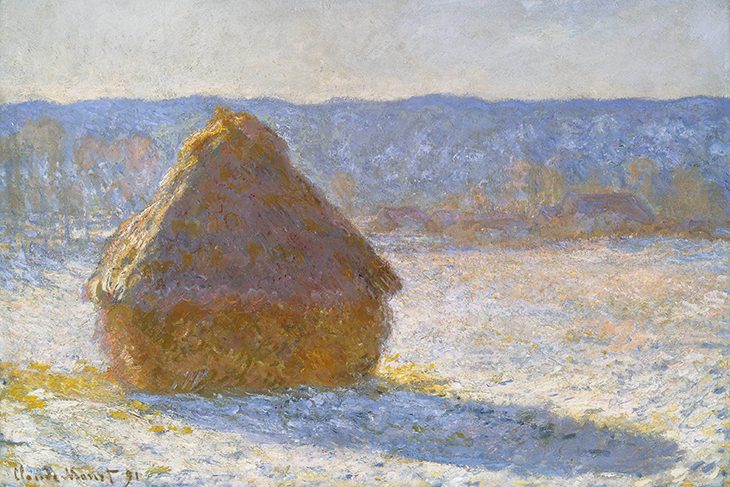 Grainstack (Snow Effect) (1891), Claude Monet.