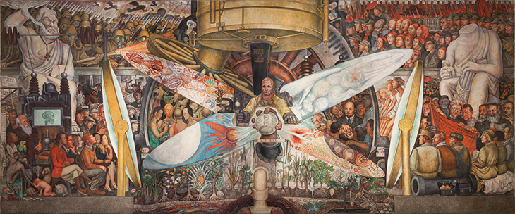 Man, Controller of the Universe (1934), Diego Rivera. Palacio de Bellas Artes, INBA, Mexico City.
