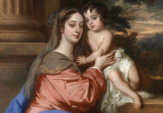 Barbara Palmer (née Villiers), Duchess of Cleveland with her son, probably Charles Fitzroy, as the Virgin and Child (c. 1664), Peter Lely. National Portrait Gallery, London